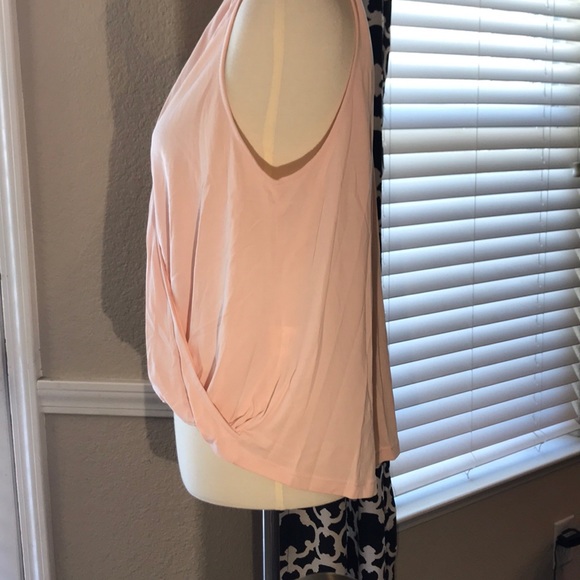 Lush surplice hi-lo blush pink blouse NWT - Picture 4 of 5